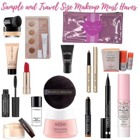 Sample and Travel Size Makeup Must Haves