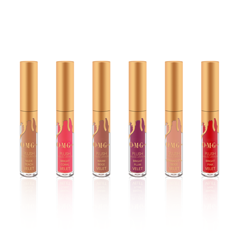 Oh My Glam Plush Mini-Velvet Liquid Lipsticks Set
