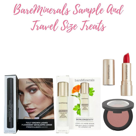 bareMinerals Sample and Travel Size Treats