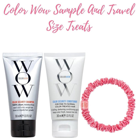 Color Wow Sample and Travel Size Treats