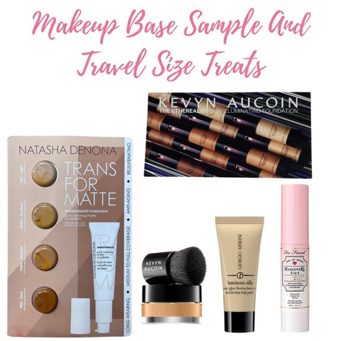 Makeup Base Sample and Travel Size Treats