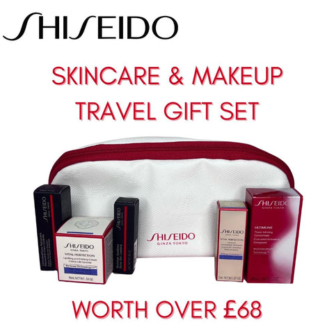 Shiseido Skincare & Makeup Travel Gift Set
