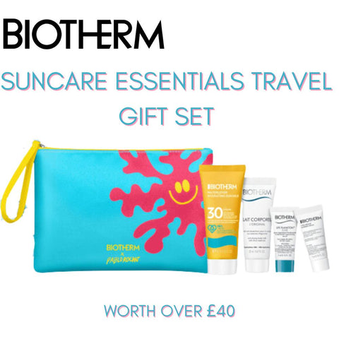 Biotherm x Pablo Rochar Suncare Essentials Travel Gift Set