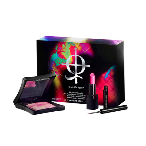 Illamasqua Lip, Eye & Cheek Set