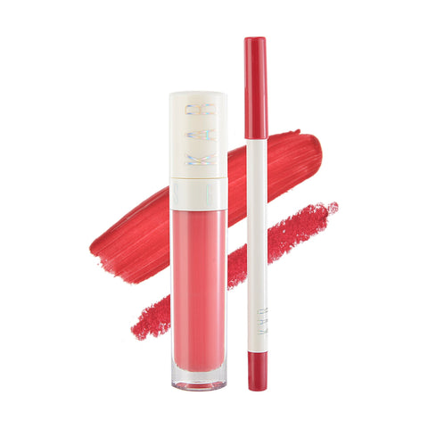 KAB Lip Liner + Lip Gloss Set - Charming