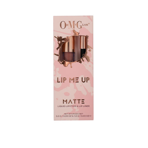 LIP ME UP Matte Liquid Lipstick & Lip Liner - Bambi