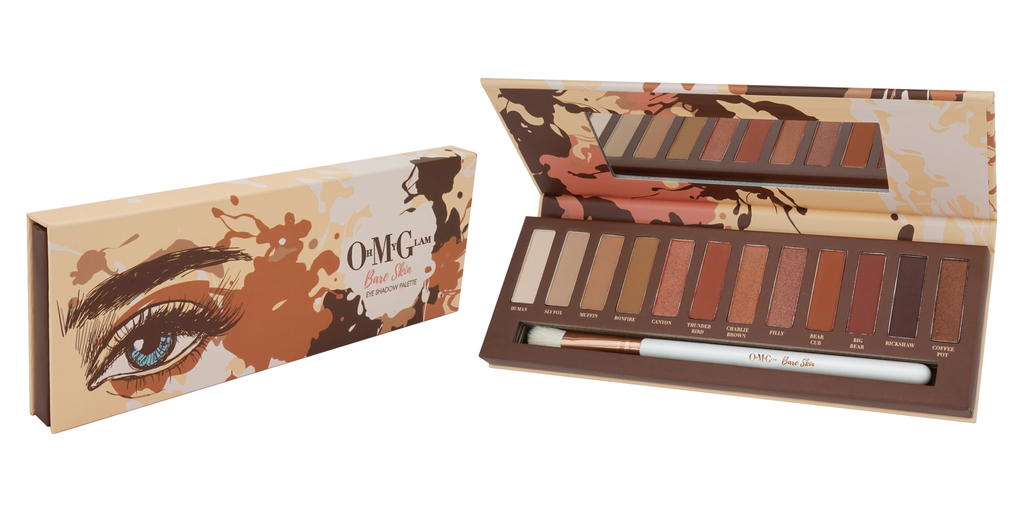 Oh My Glam Bare Skin Eyeshadow Palette