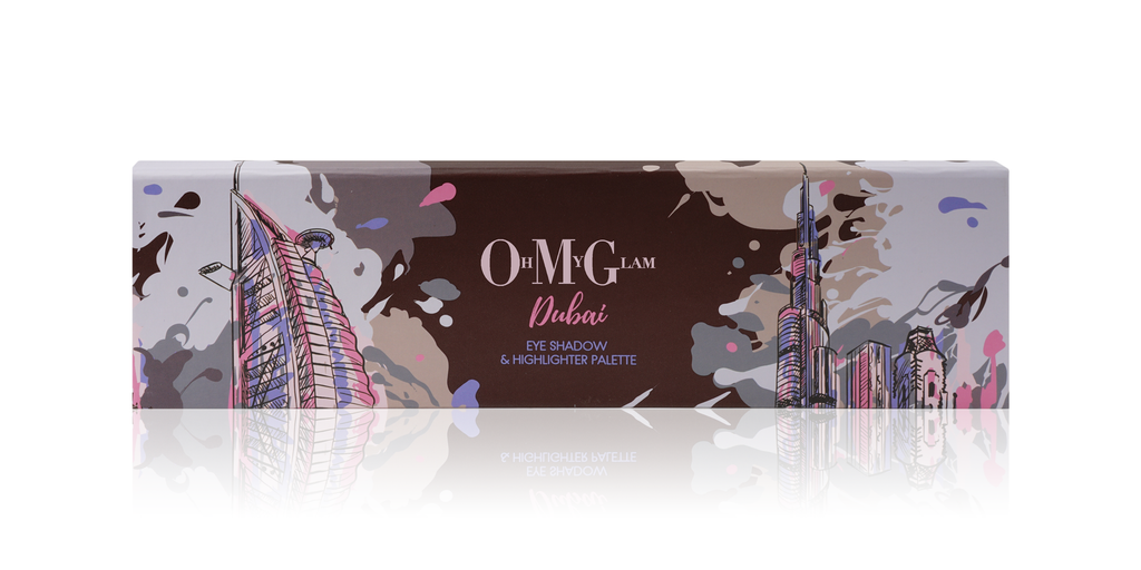 Oh My Glam Dubai Eye Shadow & Highlighter Palette