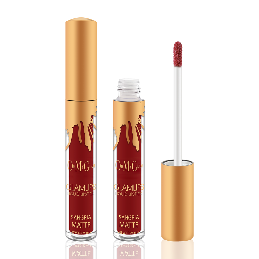 Oh My Glam Glamlips Sangria Matte Liquid Lipstick