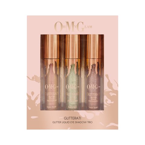 Oh My Glam GLITTERATI Glitter Liquid Eye Shadow Trio