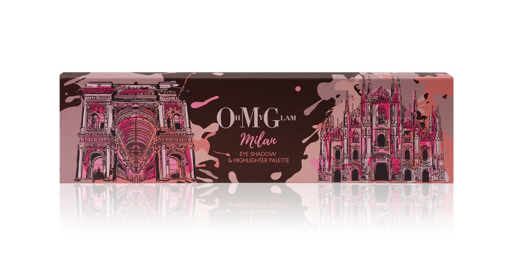 Oh My Glam Milan Eye Shadow & Highlighter Palette