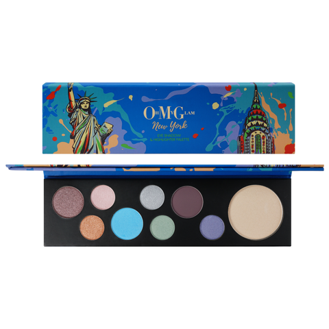 Oh My Glam New York Eye Shadow & Highlighter Palette