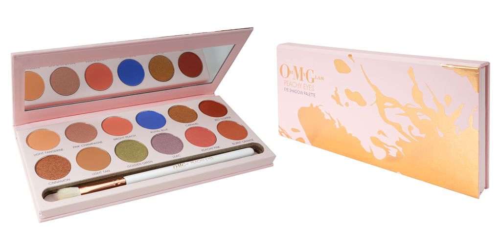 Oh My Glam Peachy Eyes Eye Shadow Palette
