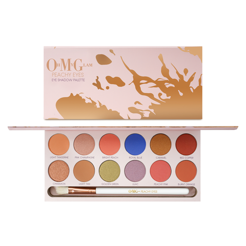 Oh My Glam Peachy Eyes Eye Shadow Palette