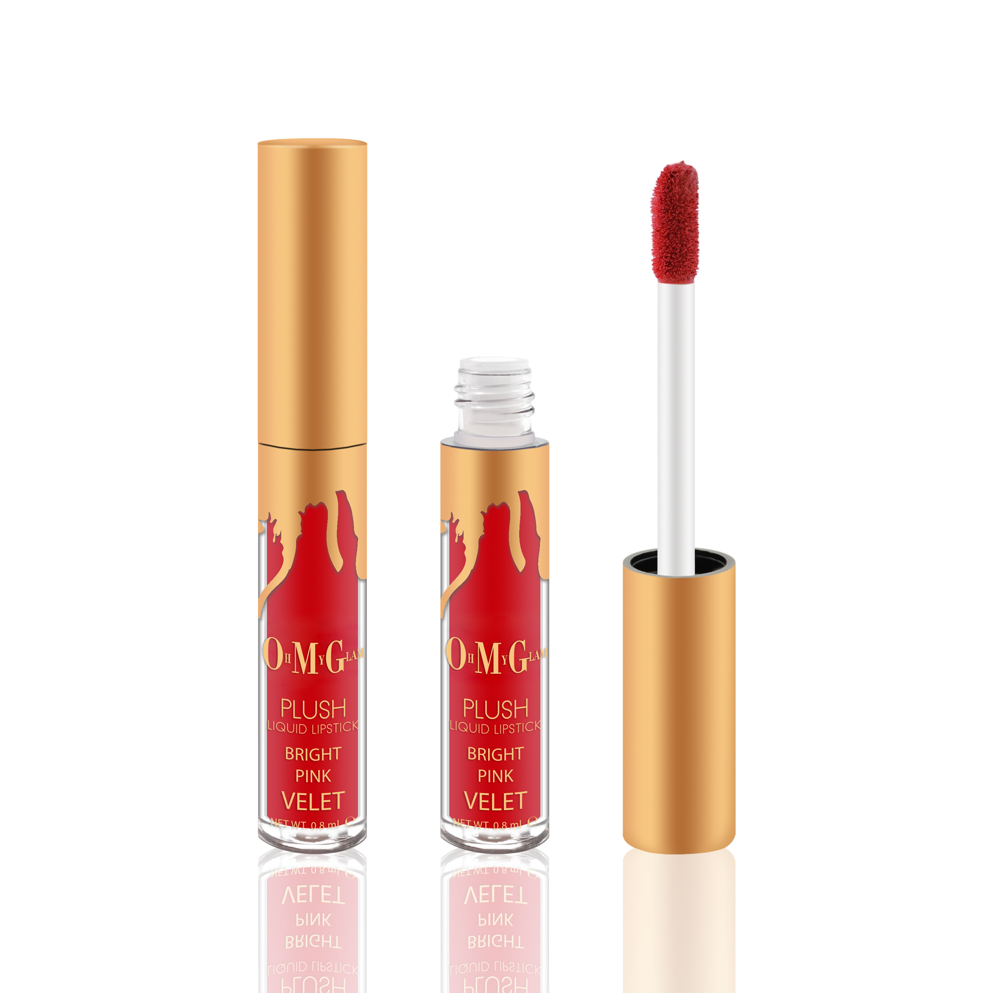 Oh My Glam Plush Mini-Velvet Liquid Lipsticks Set