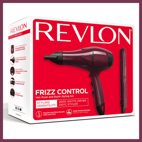 Revlon Essentials Frizz Control Styling Set New