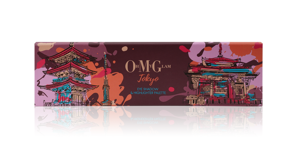 Oh My Glam Tokyo Eye Shadow & Highlighter Palette